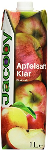 Jacoby Apfelsaft 100% klar, 6er Pack (6 x 1 l) von Jacoby