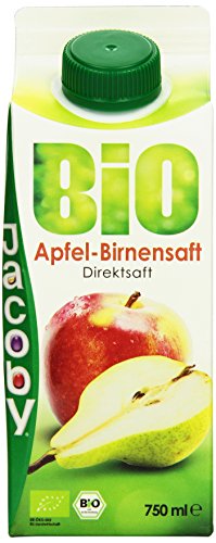 Jacoby Bio Apfel-Birnensaft, 8er Pack (8 x 750 ml) von Jacoby