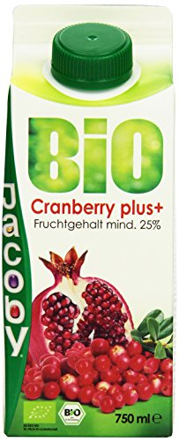 Jacoby Bio Cranberry plus, 8er Pack (8 x 750 ml) von Jacoby