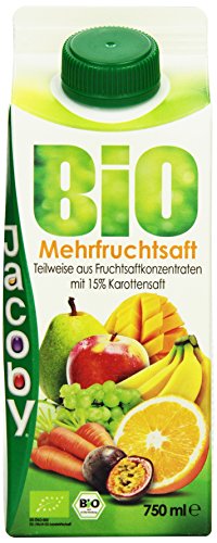 Jacoby Bio Mehrfruchtsaft, 8er Pack (8 x 750 ml) von Jlwiy