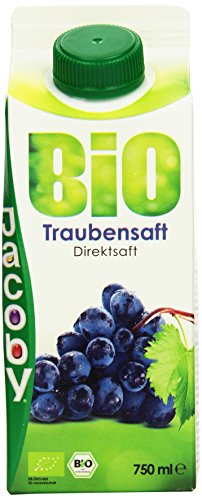 Jacoby Bio Traubensaft, 8er Pack (8 x 750 ml) von Jacoby