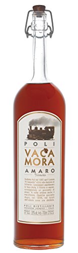 6er Set Vaca Mora Amaro Poli Likör (6 x 0,7 Liter) von Jacopo Poli