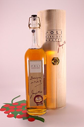 Grappa Barrique 55 % 70 cl. Brennerei Poli Jacopo in Holz GP von Jacopo Poli