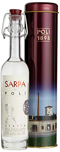 Jacopo Poli Grappa Sarpa di 'Baby' in Geschenkröhre (1 x 0.1 l) von Jacopo Poli