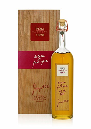 Jacopo Poli - Grappa riserva"POLI BARRIQUE - SOLERA DI FAMIGLIA" 0.70L 55° (Barrique aktueller 2000 Jahrgang) von Jacopo Poli