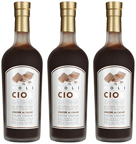 Jacopo Poli Kreme 17 Ciok Kakaolikör Grappa (3 x 0.7 l) von Jacopo Poli