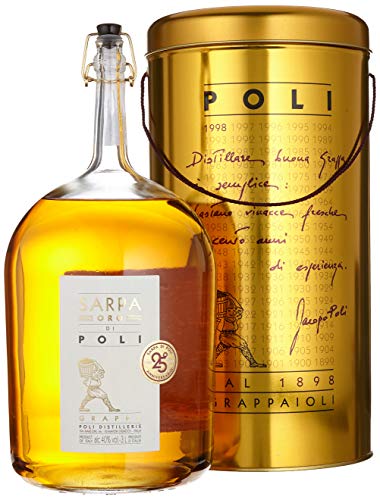 Poli Sarpa Oro di Grappa mit Geschenkverpackung (1 x 3 l) von Jacopo Poli