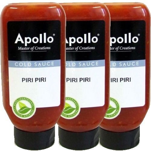 Apollo Gewürz-Sauce PIRI-PIRI SAUS 3 x 670ml (Chili) von Jadico