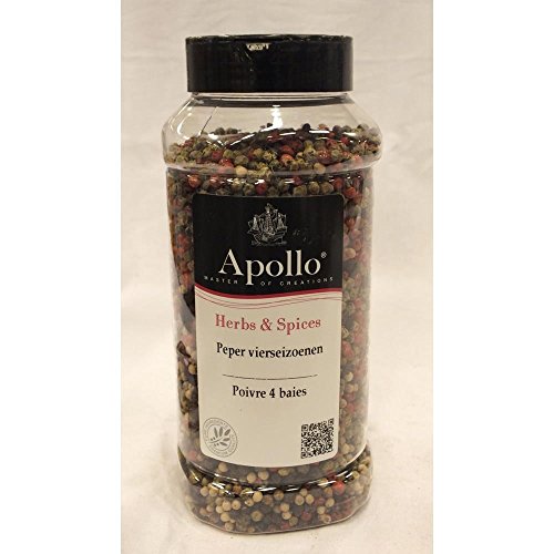 Apollo Gewürzmischung 'Herbs & Spices' Peper 4 Seizonen 400g Dose (4 Saison Pfeffer) von Jadico