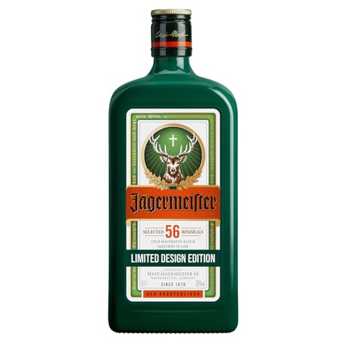 Jägermeister – #HerbalGreen Limited Design Edition – 1 x 0,7l Premium Kräuterlikör 35% Vol. – 56 erlesene Kräuter – Im Eichenfass gelagert – Das Original aus Wolfenbüttel Jägermeister – #HerbalGreen Limited Design Edition – 1 x 0,7l Premium Kräuterlikör 35% Vol. – 56 erlesene Kräuter – Im Eichenfass gelagert – Das Original aus Wolfenbüttel von Jägermeister