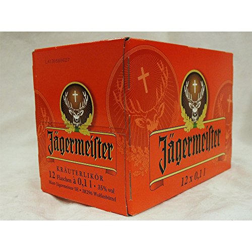 Jägermeister Kräuter Likör 35% 12-0,10l Flaschen Jägermeister Kräuter Likör 35% 12-0,10l Flaschen von Jägermeister