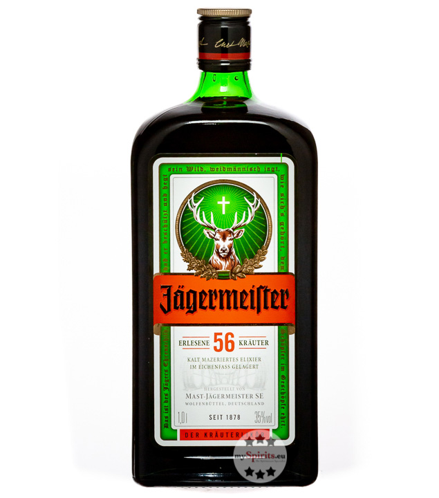 Jägermeister Kräuterlikör  (35 % Vol., 1,0 Liter) von Jägermeister