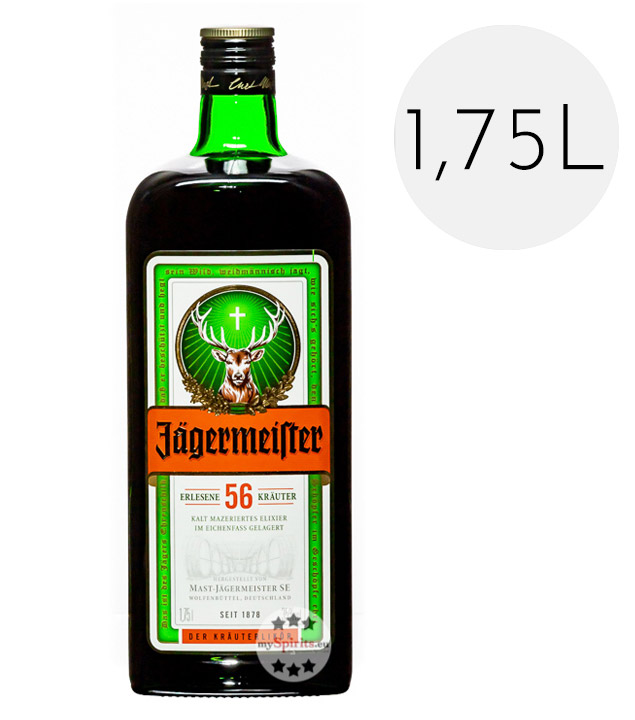 Jägermeister Kräuterlikör 1,75l (35 % Vol., 1,75 Liter) von Jägermeister