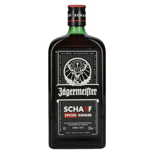 Jägermeister SCHARF HOT Ginger Kräuterlikör 33% Vol. 0,7l, 1.314 kilograms, 1 Pack von Jägermeister
