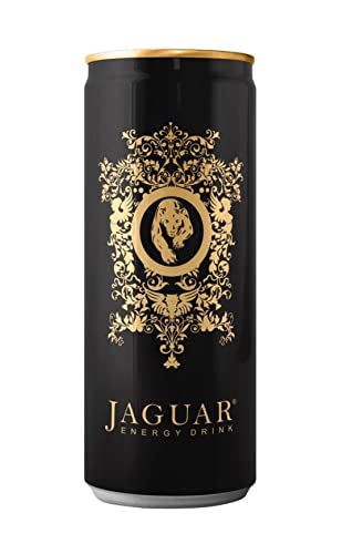 Jaguar Classic Energy Drink — koffeinhaltiger Energydrink mit Energiegeschmack für einen Energieschub — 24er-Pack Getränkedosen, Einweg (24 x 250 ml) von Jaguar