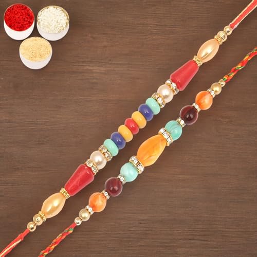 Ghasitaram Gifts Jaiccha Rakhi for Brother Rakhis Online - 6959,8650 Fancy Thread Rakhi Ghasitaram Gifts Jaiccha Rakhi for Brother Rakhis Online - 6959,8650 Fancy Thread Rakhi von Jaiccha