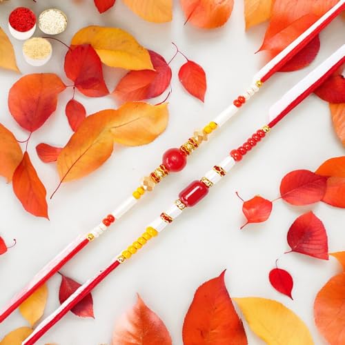Ghasitaram Gifts Jaiccha Rakhi for Brother Rakhis Online Set of 2 N31 and N413 Fancy Rakhis Ghasitaram Gifts Jaiccha Rakhi for Brother Rakhis Online Set of 2 N31 and N413 Fancy Rakhis von Jaiccha