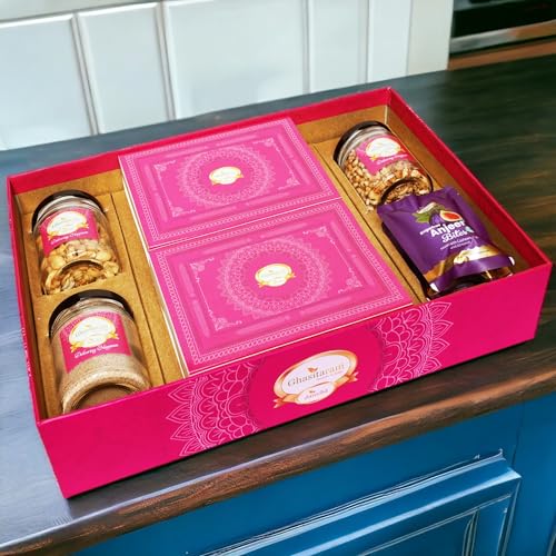 Ghasitaram Gifts Jaiccha Holi- Sweets/Holi Hampers/Thandai Ghasitaram Big Hamper Tray of Sugarfree Gujiyas, Thandai, Peanuts, Wheat Puffs, Sugarfree Bites Ghasitaram Gifts Jaiccha Holi- Sweets/Holi Hampers/Thandai Ghasitaram Big Hamper Tray of Sugarfree Gujiyas, Thandai, Peanuts, Wheat Puffs, Sugarfree Bites von Jaiccha
