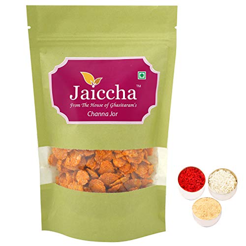 Jaiccha Ghasitaram Bhaidooj Gifts - Chana JOR 200 GMS in Green Paper Pouch Jaiccha Ghasitaram Bhaidooj Gifts - Chana JOR 200 GMS in Green Paper Pouch von Jaiccha