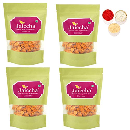 Jaiccha Ghasitaram Bhaidooj Gifts - Chana JOR 800 GMS in Green Paper Pouch Jaiccha Ghasitaram Bhaidooj Gifts - Chana JOR 800 GMS in Green Paper Pouch von Jaiccha