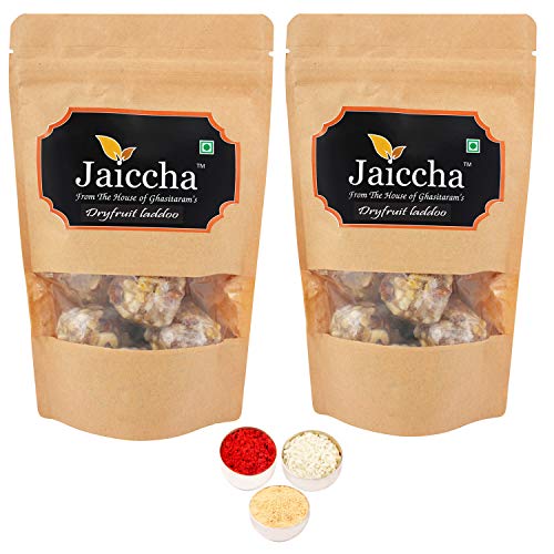 Jaiccha Ghasitaram Bhaidooj Gifts - Dryfruit laddoo 400 GMS Jaiccha Ghasitaram Bhaidooj Gifts - Dryfruit laddoo 400 GMS von Jaiccha