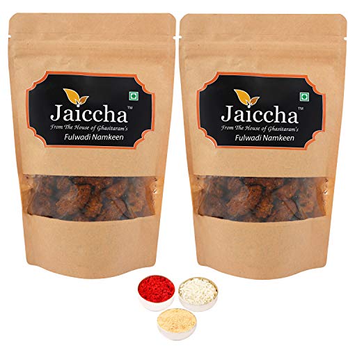 Jaiccha Ghasitaram Bhaidooj Gifts - Fulwadi Namkeen 400 GMS in Brown Paper Pouch Jaiccha Ghasitaram Bhaidooj Gifts - Fulwadi Namkeen 400 GMS in Brown Paper Pouch von Jaiccha