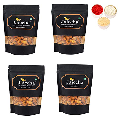 Jaiccha Ghasitaram Bhaidooj Gifts - Special Masala Kaju 800 GMS in Black Paper Pouch Jaiccha Ghasitaram Bhaidooj Gifts - Special Masala Kaju 800 GMS in Black Paper Pouch von Jaiccha