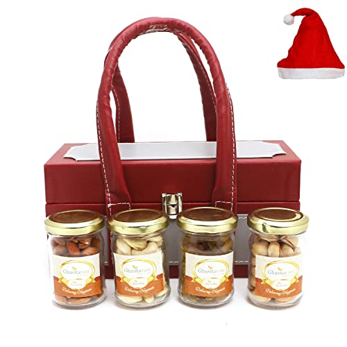 Jaiccha Ghasitaram Christmas Gifts Apex Wooden Box of 4 Dryfruits Jars Jaiccha Ghasitaram Christmas Gifts Apex Wooden Box of 4 Dryfruits Jars von Jaiccha