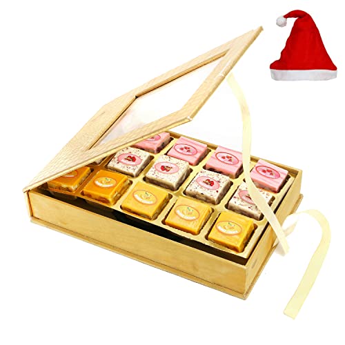 Jaiccha Ghasitaram Christmas Gifts Golden Leather Box Assorted Choco Bites Jaiccha Ghasitaram Christmas Gifts Golden Leather Box Assorted Choco Bites von Jaiccha