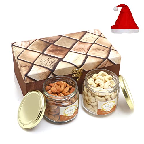 Jaiccha Ghasitaram Christmas Gifts Miracle Box of 2 Jars of Cashews and Almonds Jaiccha Ghasitaram Christmas Gifts Miracle Box of 2 Jars of Cashews and Almonds von Jaiccha