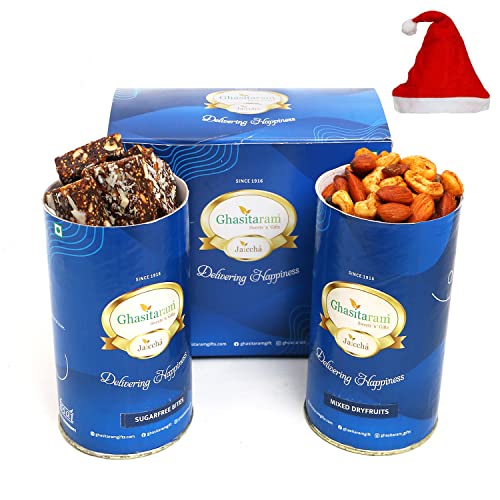 Jaiccha Ghasitaram Christmas Gifts Sugarfree Bites and Mix Dryfruits Cans Jaiccha Ghasitaram Christmas Gifts Sugarfree Bites and Mix Dryfruits Cans von Jaiccha