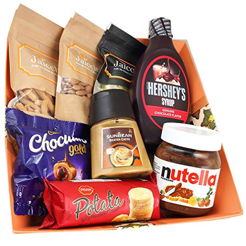 Ghasitaram Gifts Jaiccha Big Basket of 8 Goodies |Diwali,Holi,Valentine,Birthday,Anniversary,Gift for Her,Him,Mothers Day,Fathers Day| Ghasitaram Gifts Jaiccha Big Basket of 8 Goodies |Diwali,Holi,Valentine,Birthday,Anniversary,Gift for Her,Him,Mothers Day,Fathers Day| von Jaiccha
