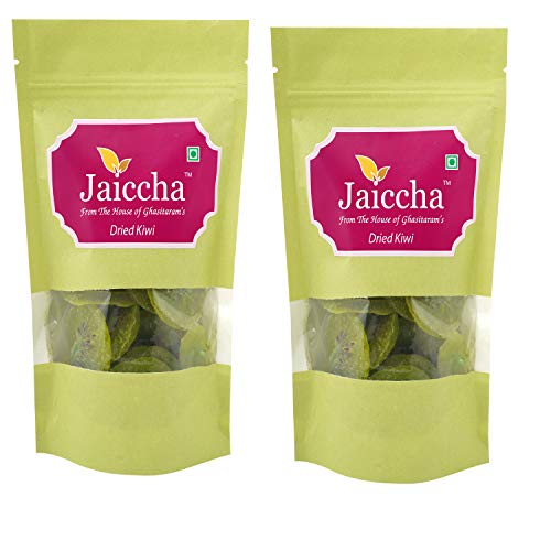 Jaiccha Ghasitaram Dried Kiwi 400 GMS in Green Paper Pouch von Jaiccha