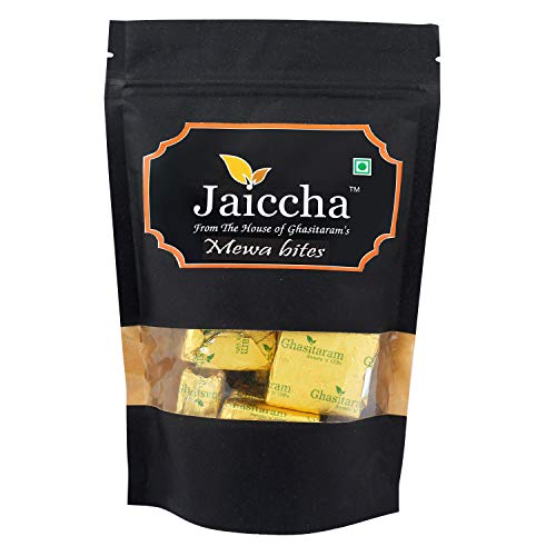 Jaiccha Ghasitaram MEWA Bites 200 GMS in Black Paper Pouch von Jaiccha