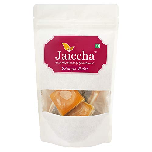 Jaiccha Ghasitaram Mango Bites 200 GMS in White Paper Pouch von Jaiccha