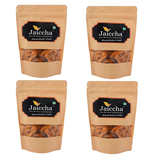 Jaiccha Ghasitaram Masala Butter Chakli 400 GMS in Brown Paper Pouch Jaiccha Ghasitaram Masala Butter Chakli 400 GMS in Brown Paper Pouch von Jaiccha