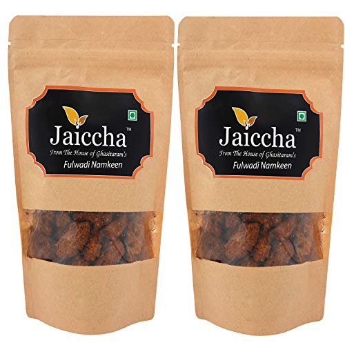 Jaiccha Ghasitaram Namkeen - Fulwadi Namkeen 400 GMS in Brown Paper Pouch von Jaiccha