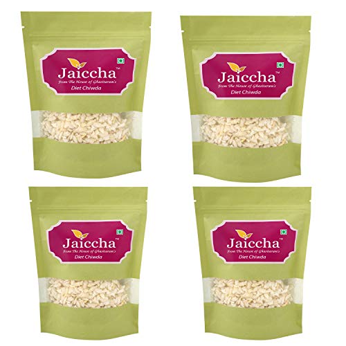 Jaiccha Ghasitaram Pack of 4 Diet Chiwda 75 GMS in Green Paper Pouch Jaiccha Ghasitaram Pack of 4 Diet Chiwda 75 GMS in Green Paper Pouch von Jaiccha