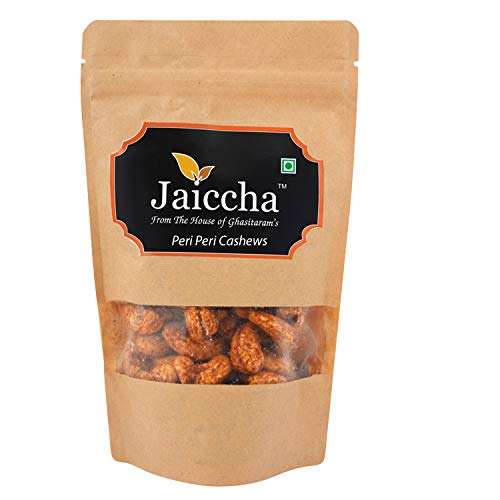 Jaiccha Ghasitaram Peri Peri Cashews 200 GMS in Brown Paper Pouch Jaiccha Ghasitaram Peri Peri Cashews 200 GMS in Brown Paper Pouch von Jaiccha