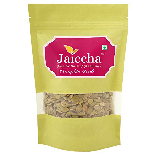 Jaiccha Ghasitaram Pumpkin Seeds 200 GMS in Green Paper Pouch Jaiccha Ghasitaram Pumpkin Seeds 200 GMS in Green Paper Pouch von Jaiccha