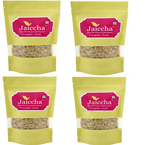 Jaiccha Ghasitaram Pumpkin Seeds 800 GMS in Green Paper Pouch von Jaiccha