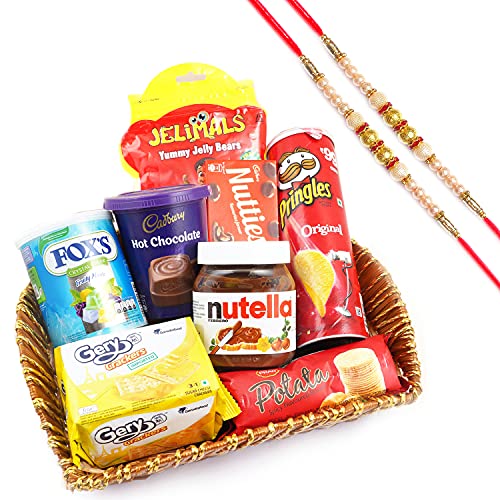 Jaiccha Ghasitaram Rakhi Gifts for Brothers - Kids Delight with 2 Pearl Rakhis Jaiccha Ghasitaram Rakhi Gifts for Brothers - Kids Delight with 2 Pearl Rakhis von Jaiccha