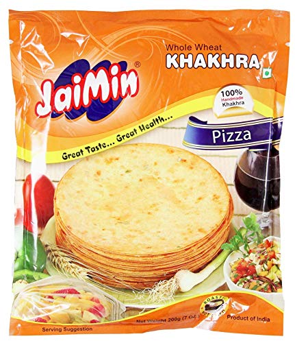 Jaimin Khakhra Weizen-Snack mit Pizzageschmack - 200g - 4er-Packung von Jaimin