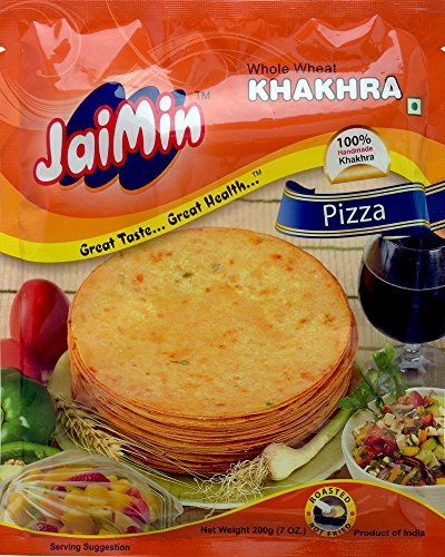 Jaimin Khakhra Weizen-Snack mit Pizzageschmack - 200g von Jaimin