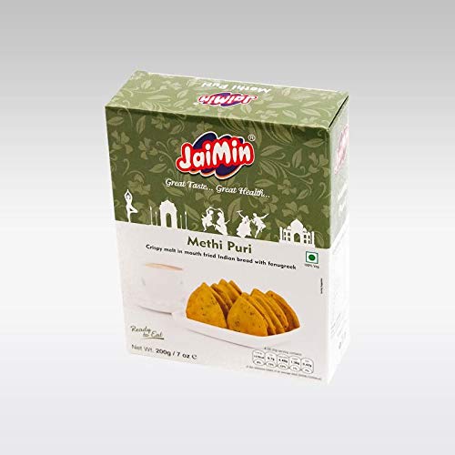 Jaimin Methi Puri – 200 g – 3 Stück von Jaimin