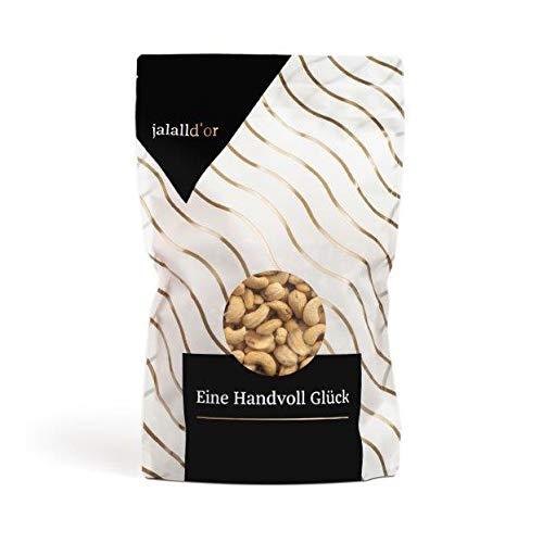 Cashewkerne bio Jalall D'or | 1kg | natur | BIO zertifiziert | ganz | BIO CASHEWS frisch abgefüllt | wertvolle MAGNESIUM-Quelle | natürlicher TRYPTOPHAN-Lieferant | Cashewnüsse 1000 g von Jalall D'or