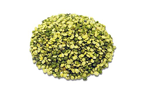 Gespaltene gruene Bohnen (Moong Daal Gruen) - 1,5kg von Jalpur