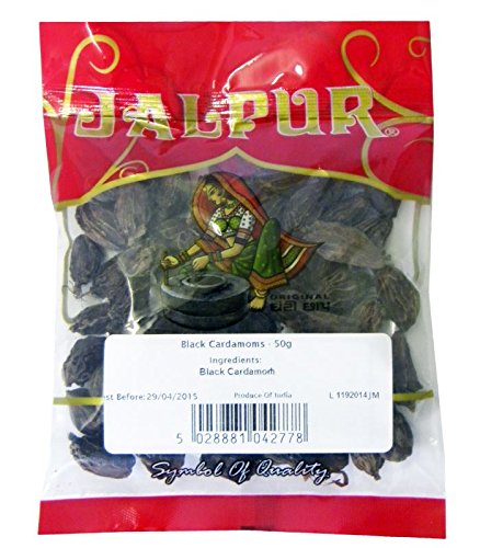 Ganze schwarze Kardamomfrüchte - 50 g von Jalpur