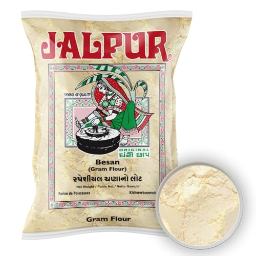 Jalpur - Mit Mühlsteinen gemahlenes Kichererbsen-Mehl (Besan) - 200 g von Jalpur