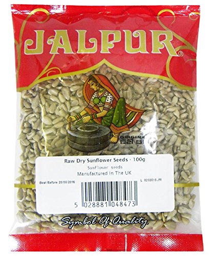 Rohe trockene Sonnenblumenkerne - 100g von Jalpur